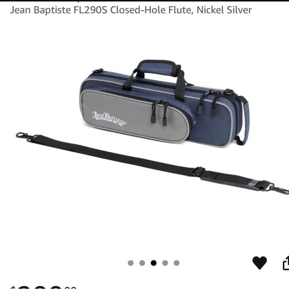 Jean Baptiste Silver Nickel Closed-Hole Flute, FL290S Student Flute